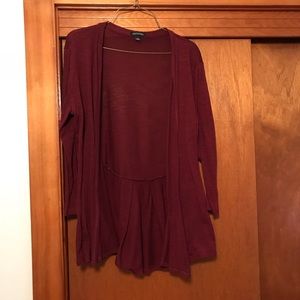 Burgundy Cardigan